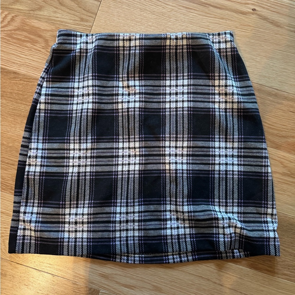 Plaid Skirt H&M